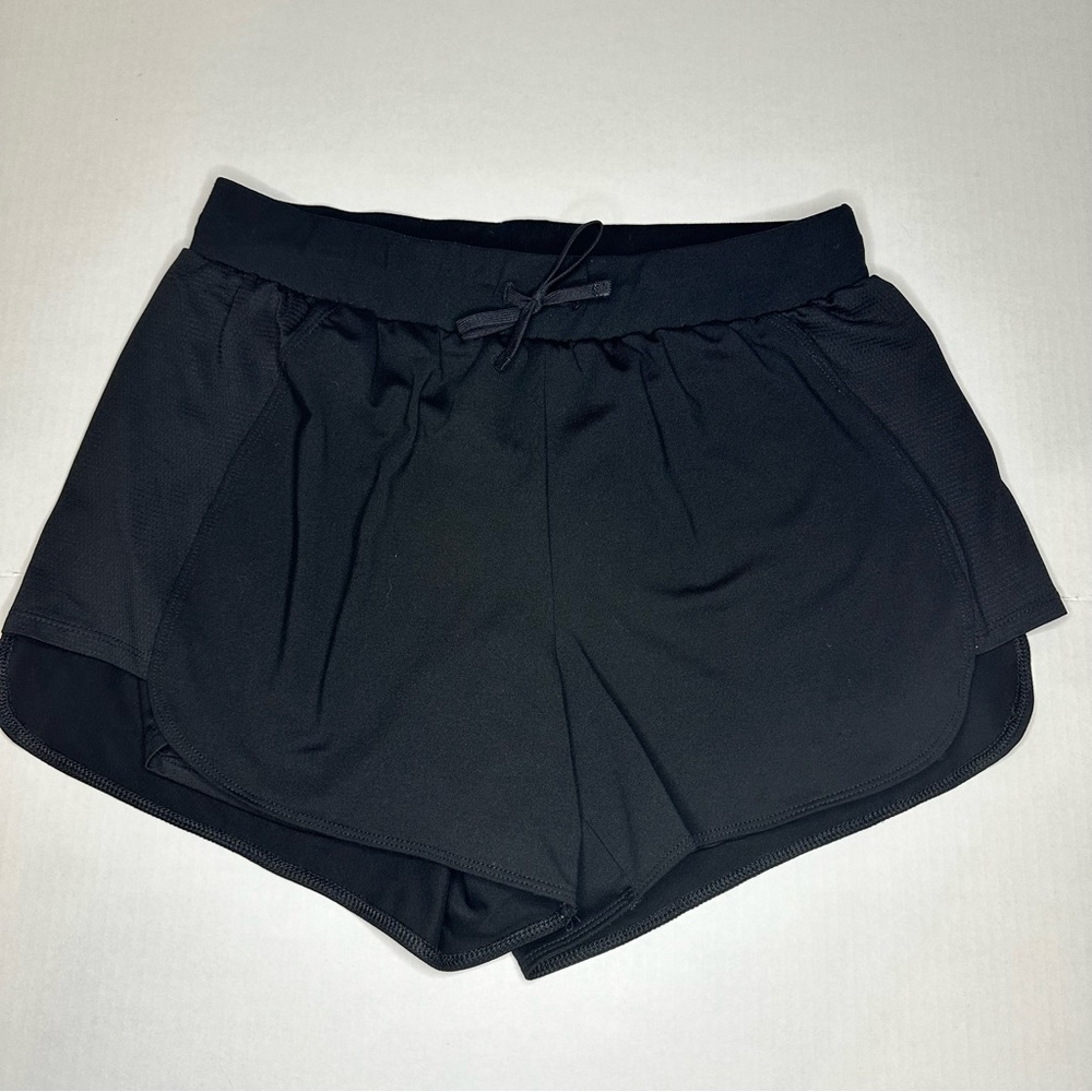 Avia | Black Workout Running Athletic Shorts Polyester/Spandex Blend | Size S - Picture 3 of 9
